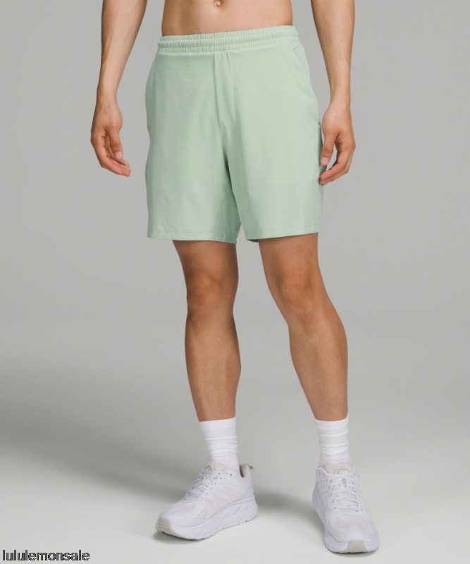 Lululemon Deutschland DELULU820 | Lululemon Deutschland Arctic Green Pace Breaker Gefüttert Kurz 7